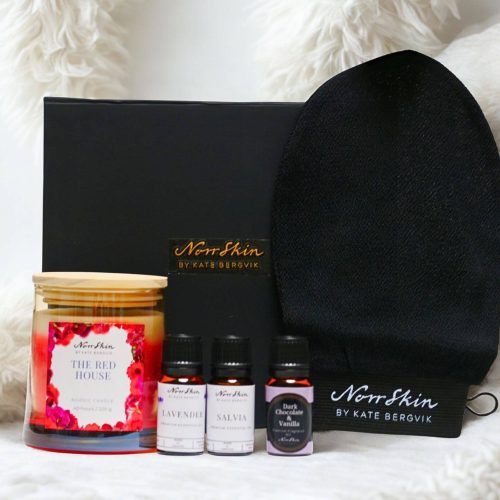 Nordic Glow Winter-Aromatherapie-Geschenkset für sie mit Kerze und ätherischen Ölen
